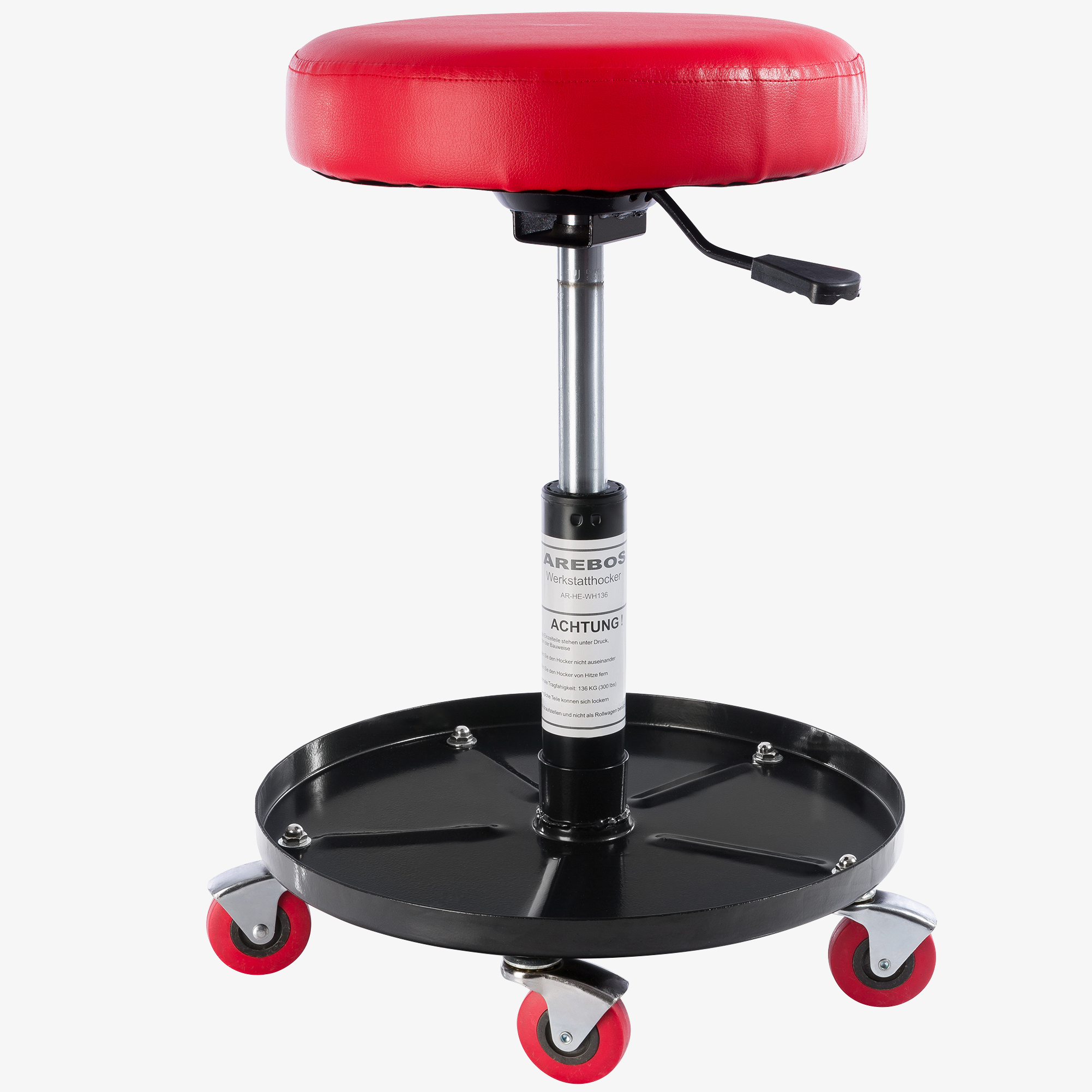 Arebos@ Workshop stool 360 rotatable