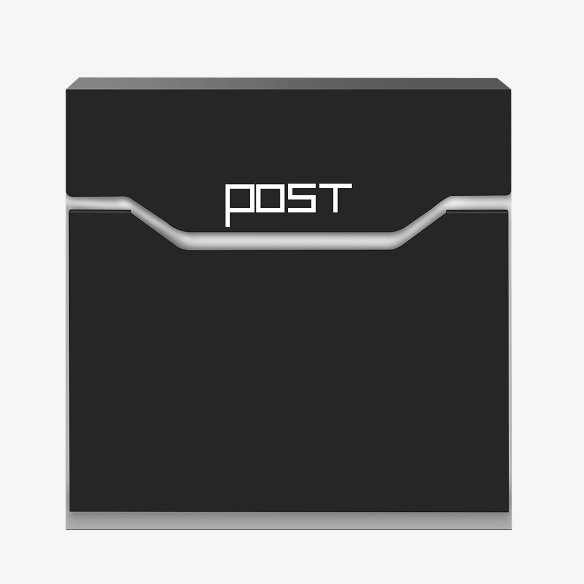 Arebos letter box | wall letter box | post box | with newspaper compartment | incl. fastening material + 2 keys