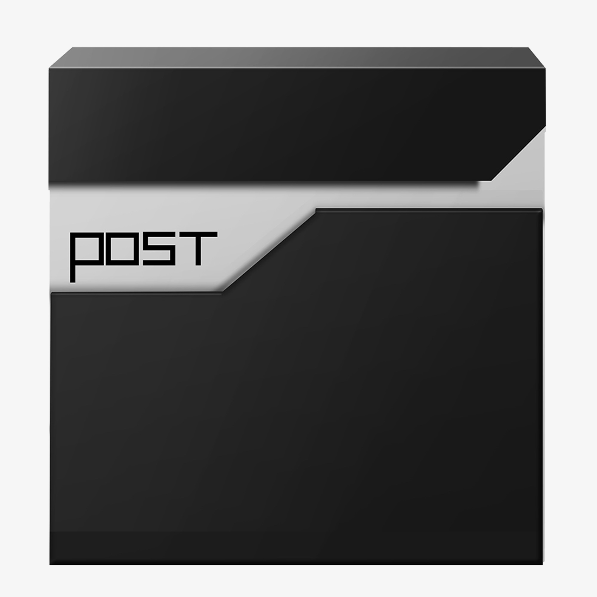Arebos letter box | wall letter box | post box | with newspaper compartment | incl. fastening material + 2 keys