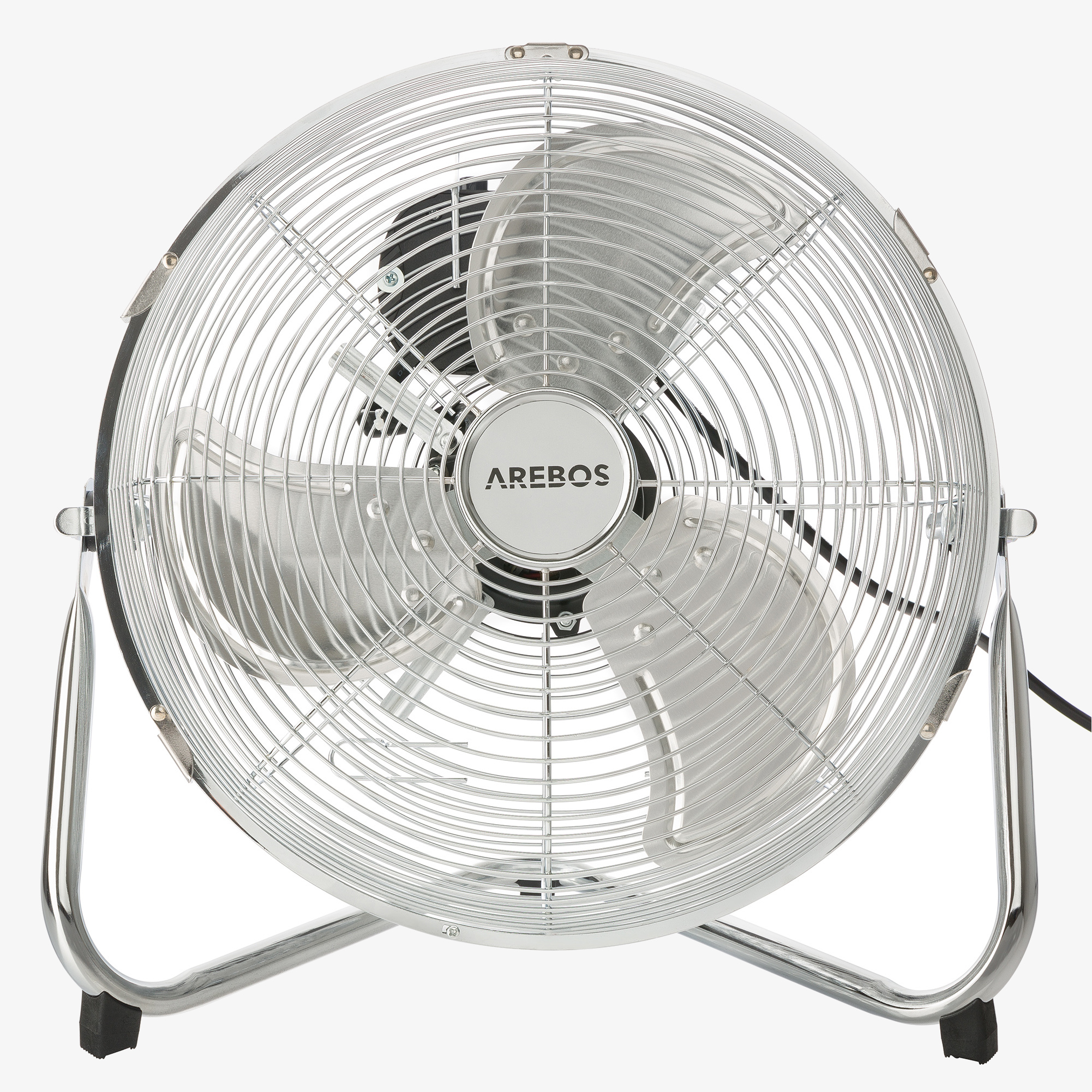 Arebos Floor Fan Air Circulator 12" - 55W,3 steps,tilt angle 100°.