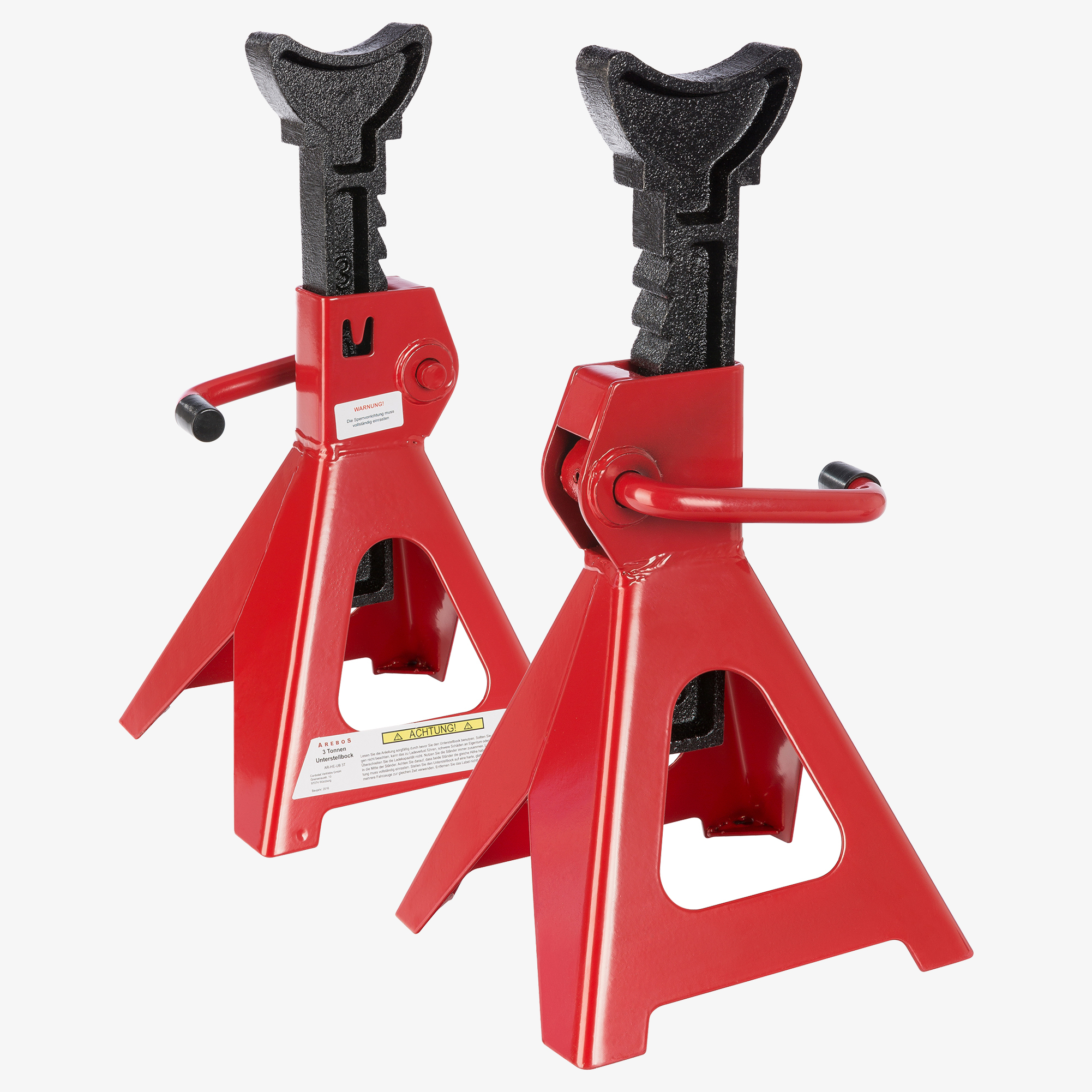 Arebos@ Jack stand 3T 2 pieces- height adjustable