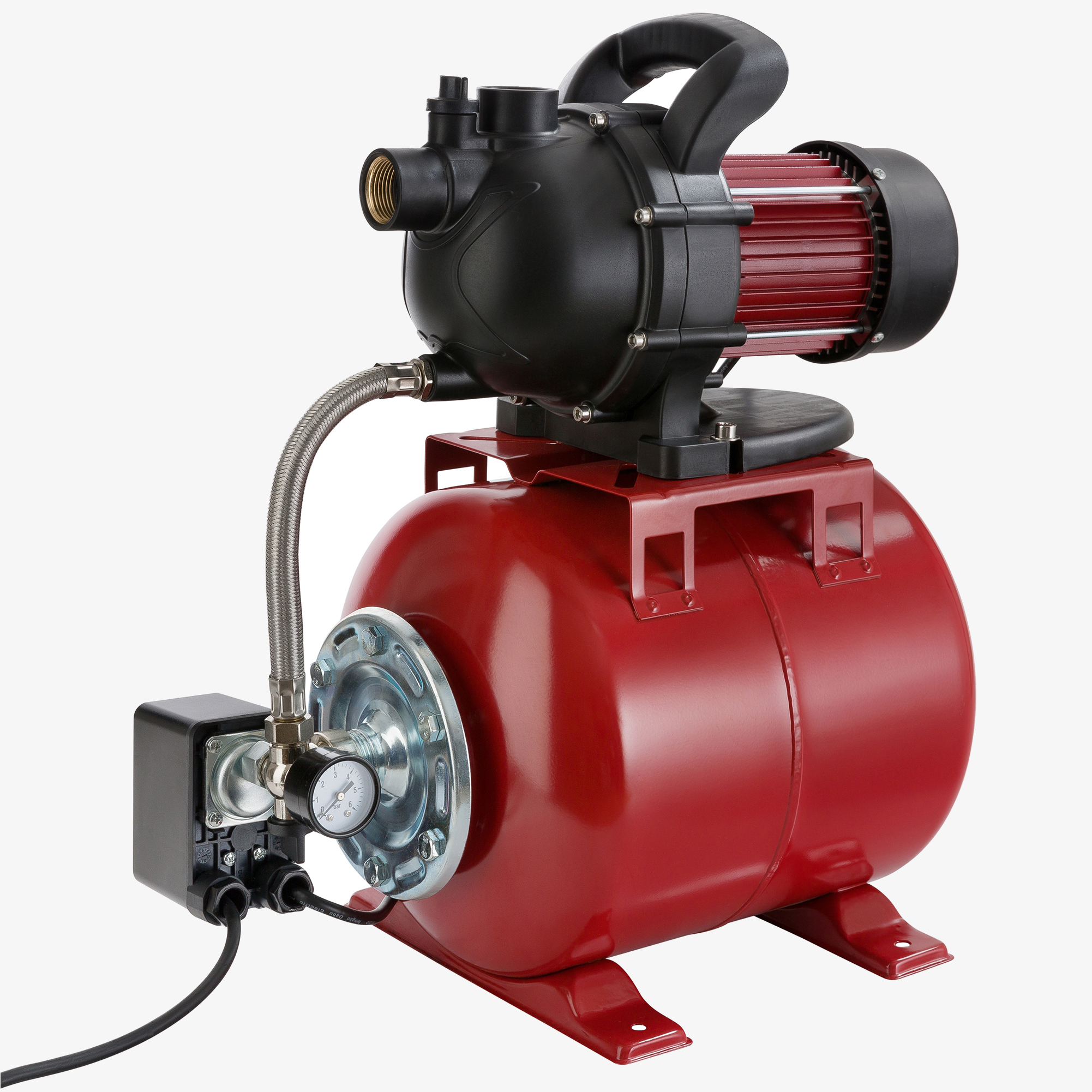 Arebos Domestic waterworks 1000W, flow rate 3500l/h, delivery height 44m, 19l tank
