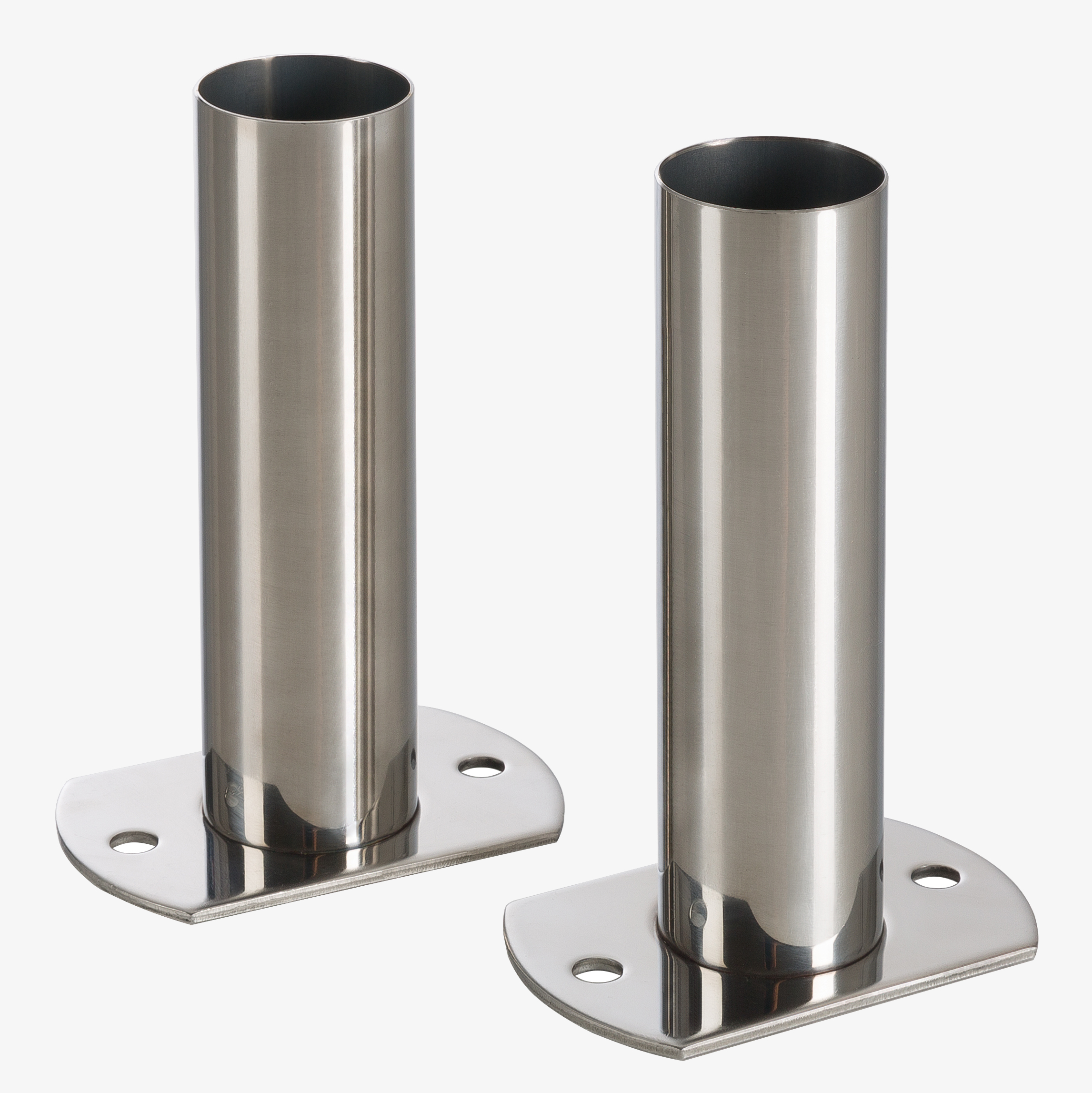 Arebos Stainless Steel Mounting Set for Pool Ladder - Flange Tube for Fixing - Ø 4cm