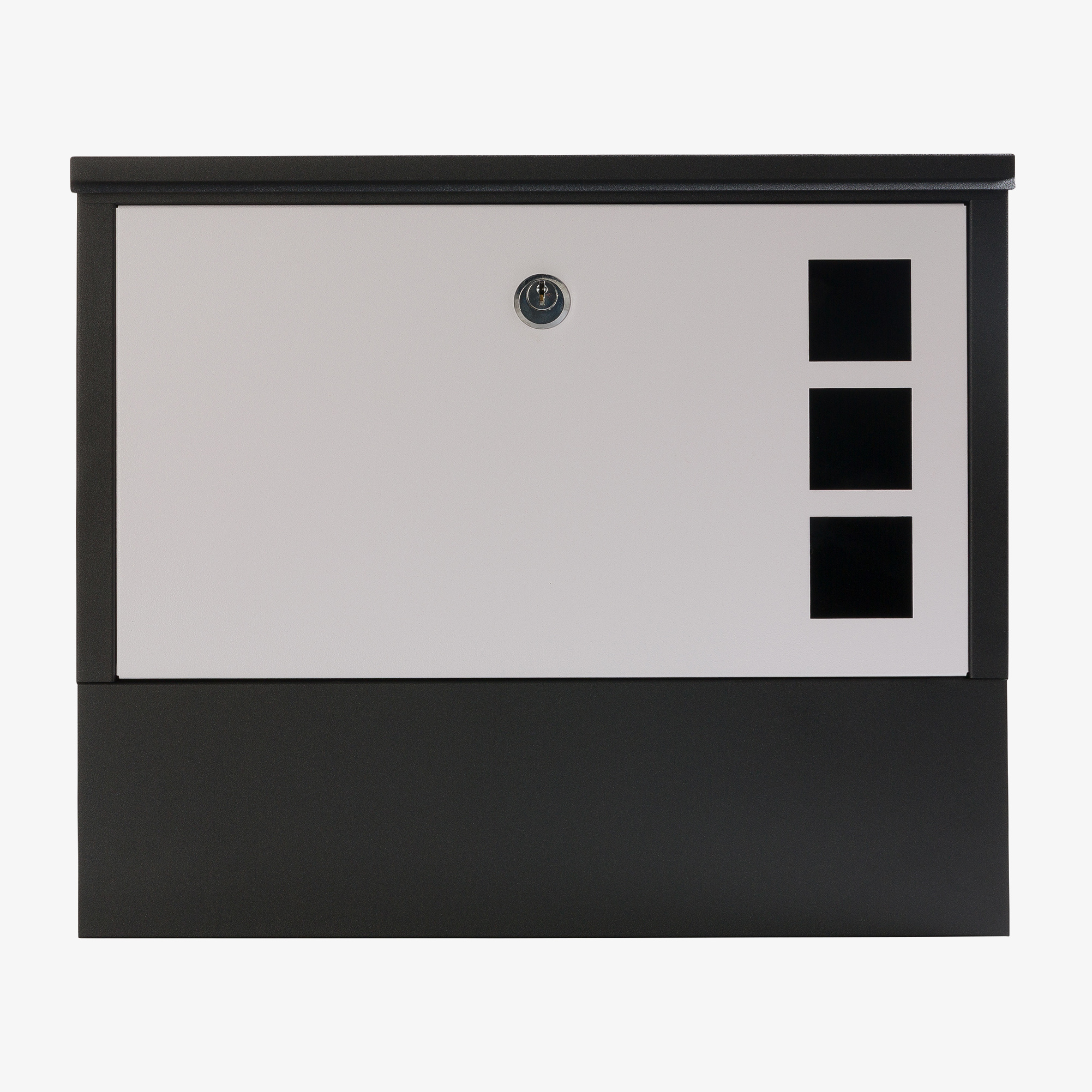 Arebos letter box | wall letter box | post box | with newspaper compartment | incl. fastening material + 2 keys