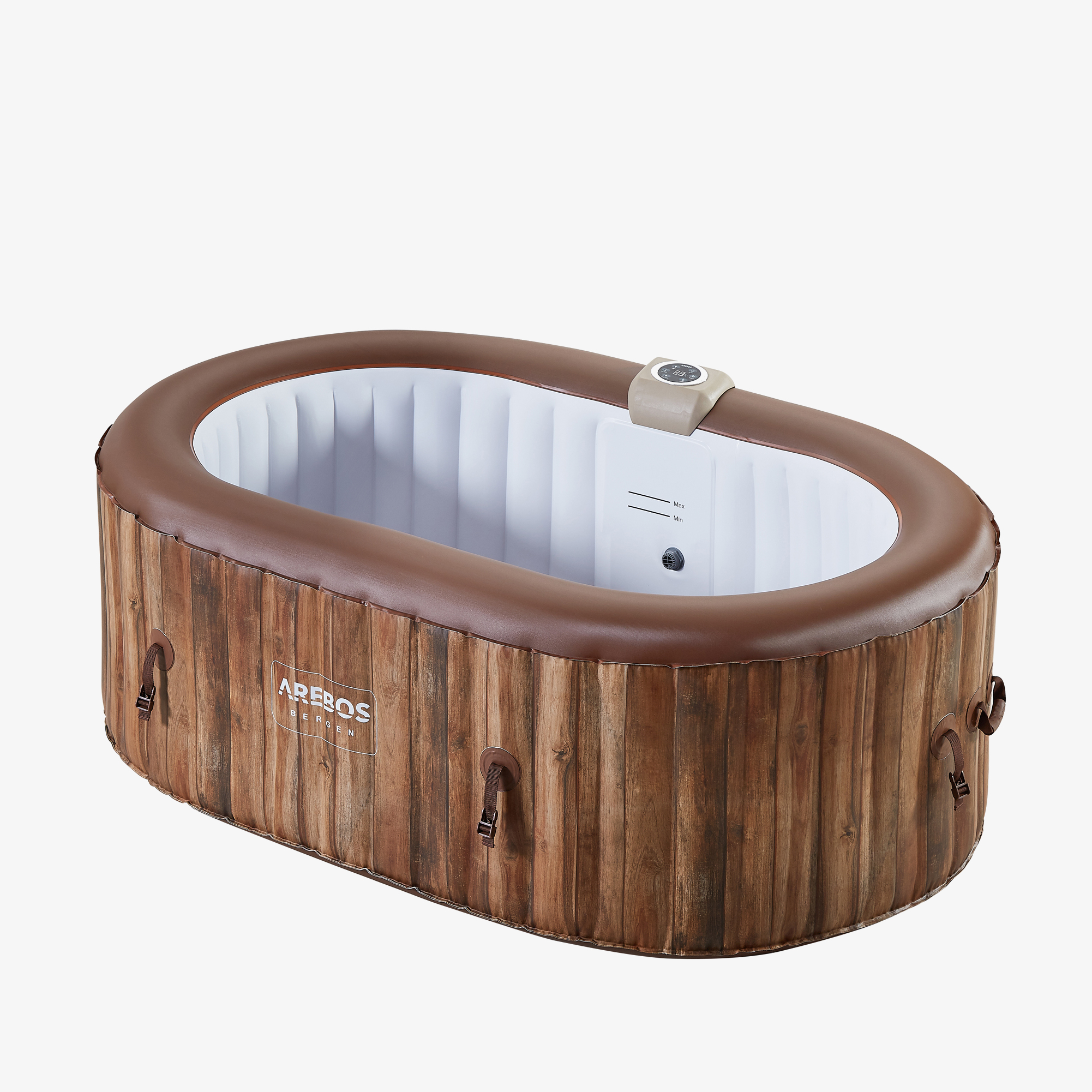 Arebos Whirlpool Bergen Spa inflatable,indoor & outdoor,190x120cm, spa for 2 persons