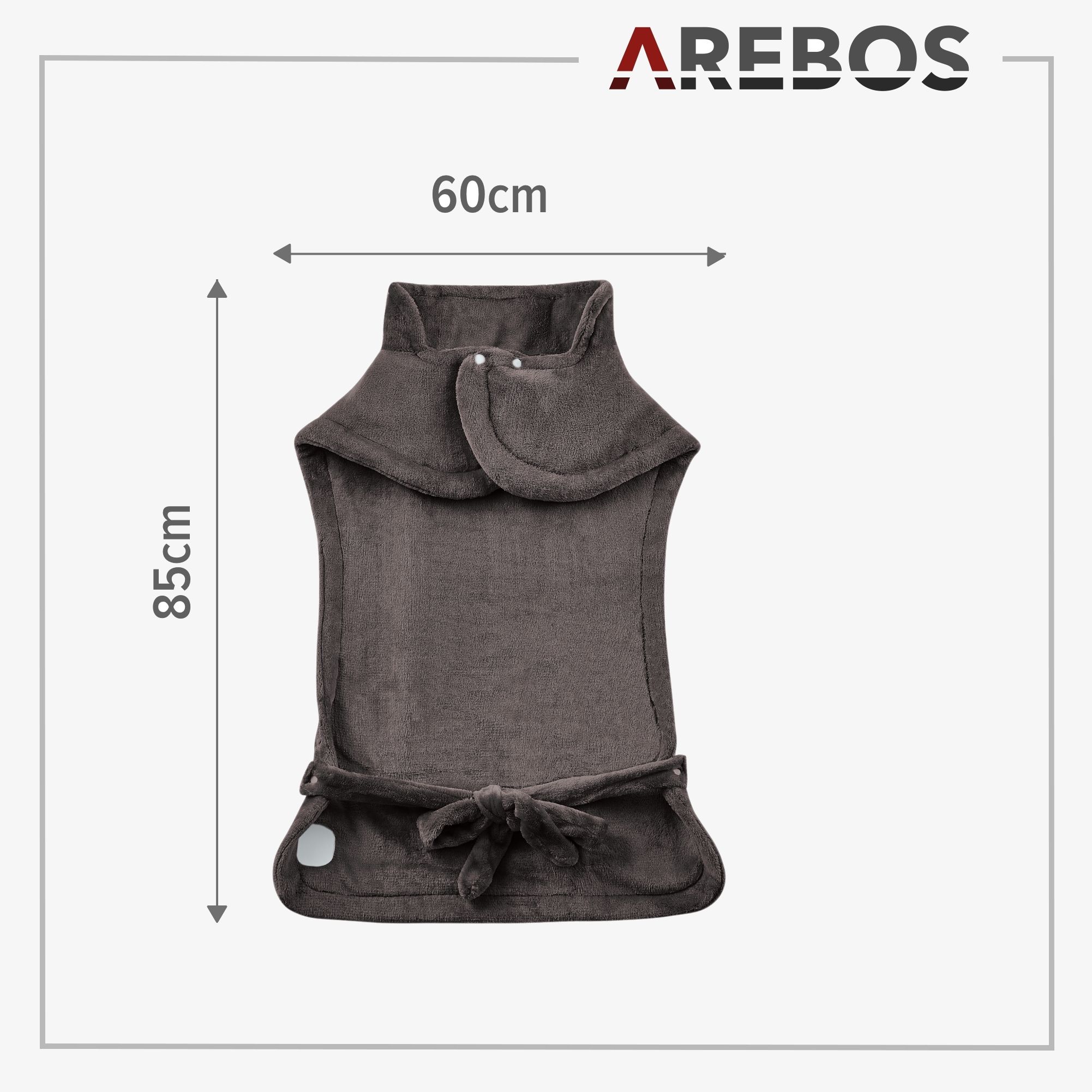 Electric Heating Vest Antracite 4252023110785 Valentins Day UK