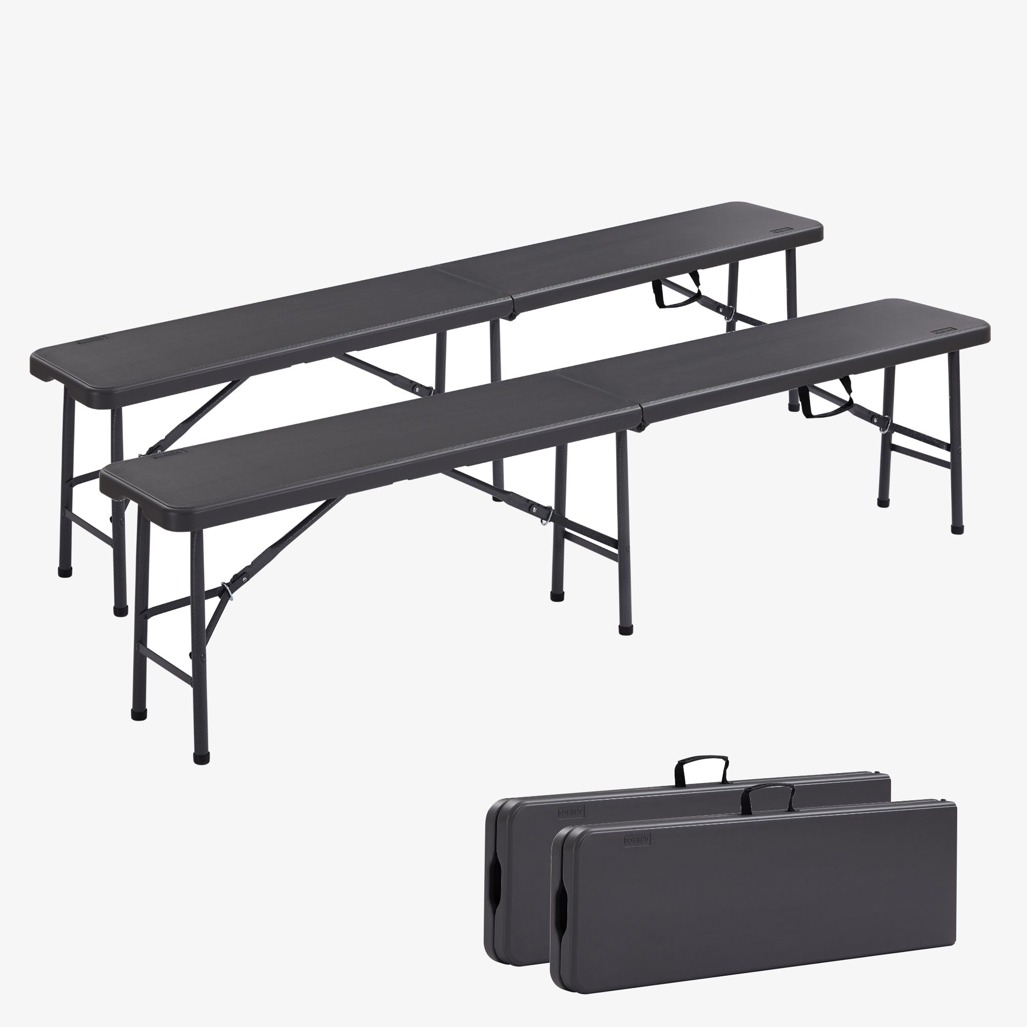 Folding bench set on sale