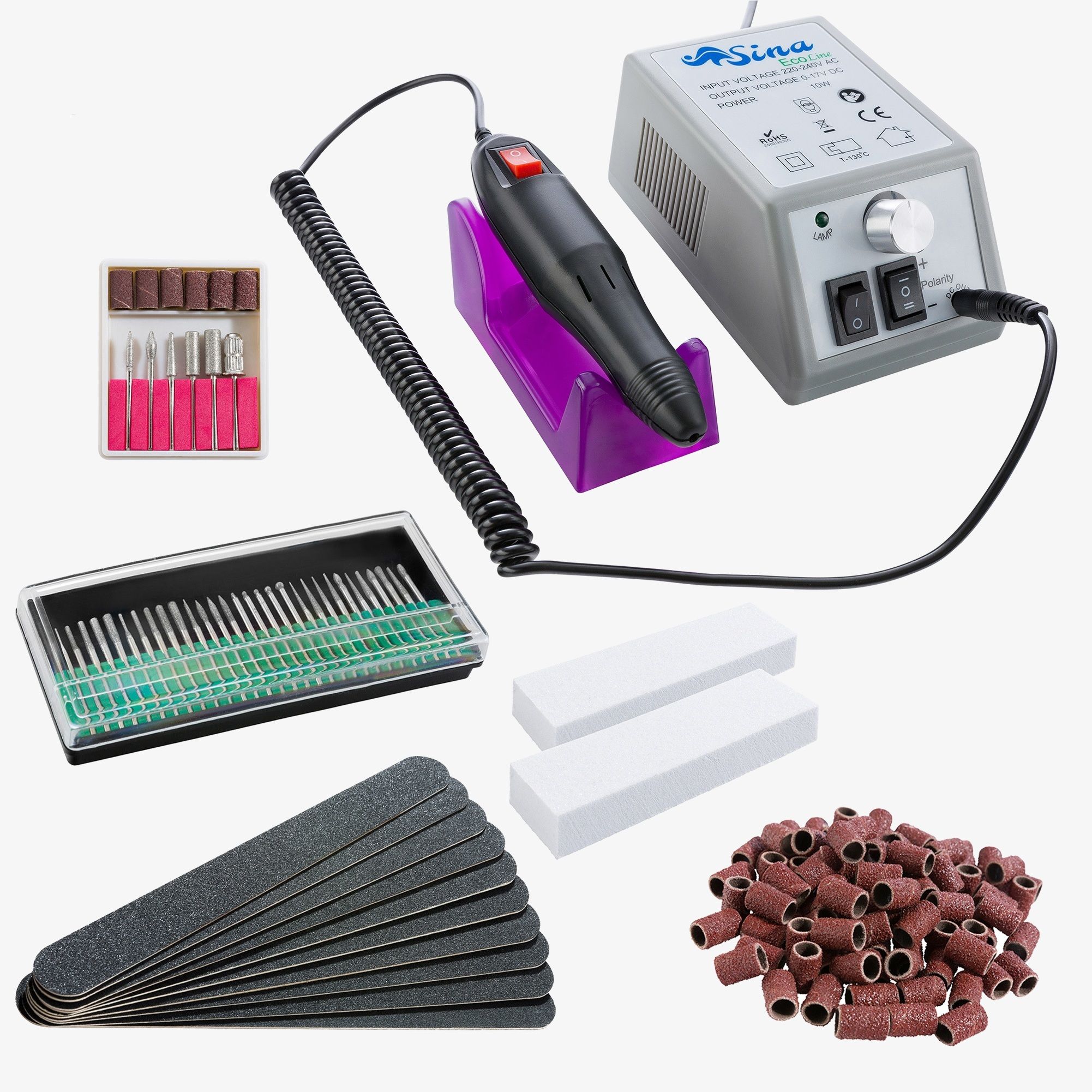 Nail shop drill sets