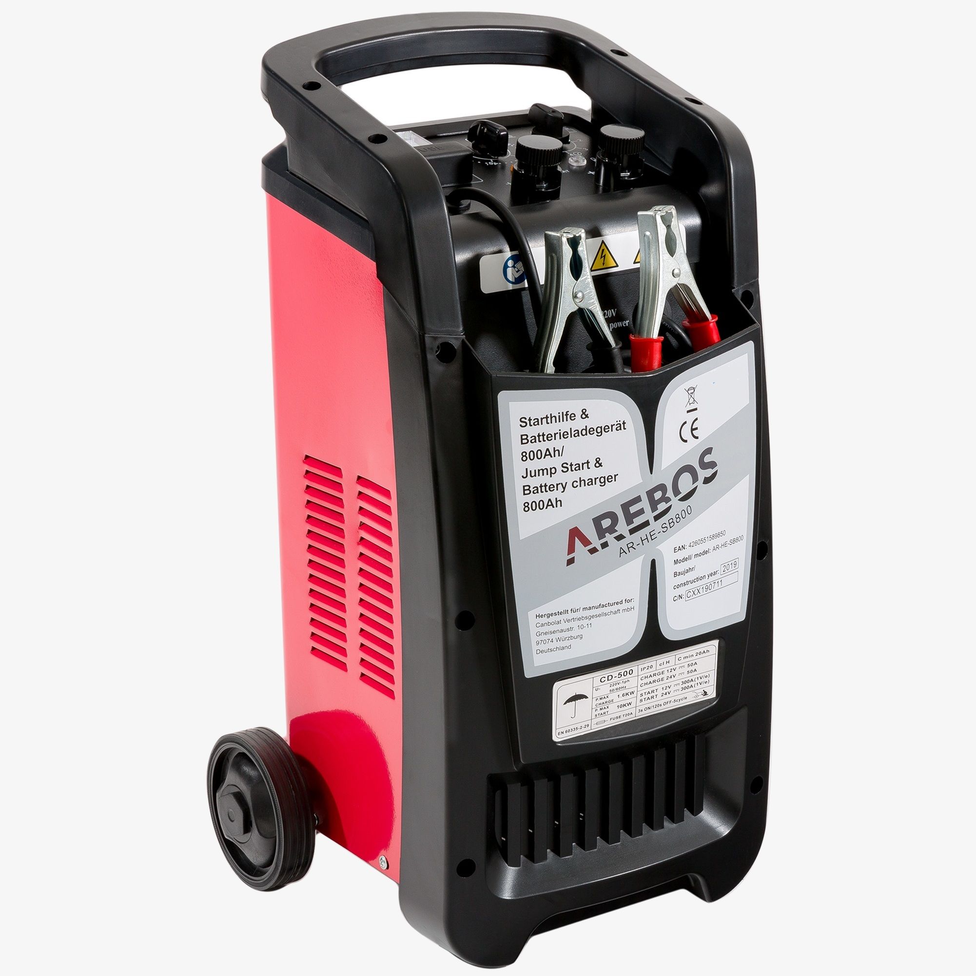 Jump Start and Battery Charger 800Ah