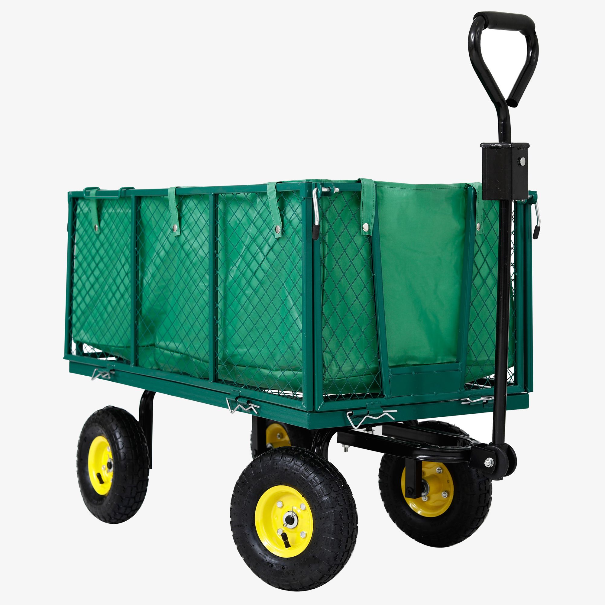 Garden utility wagon up to 550 kg green 4260627423330