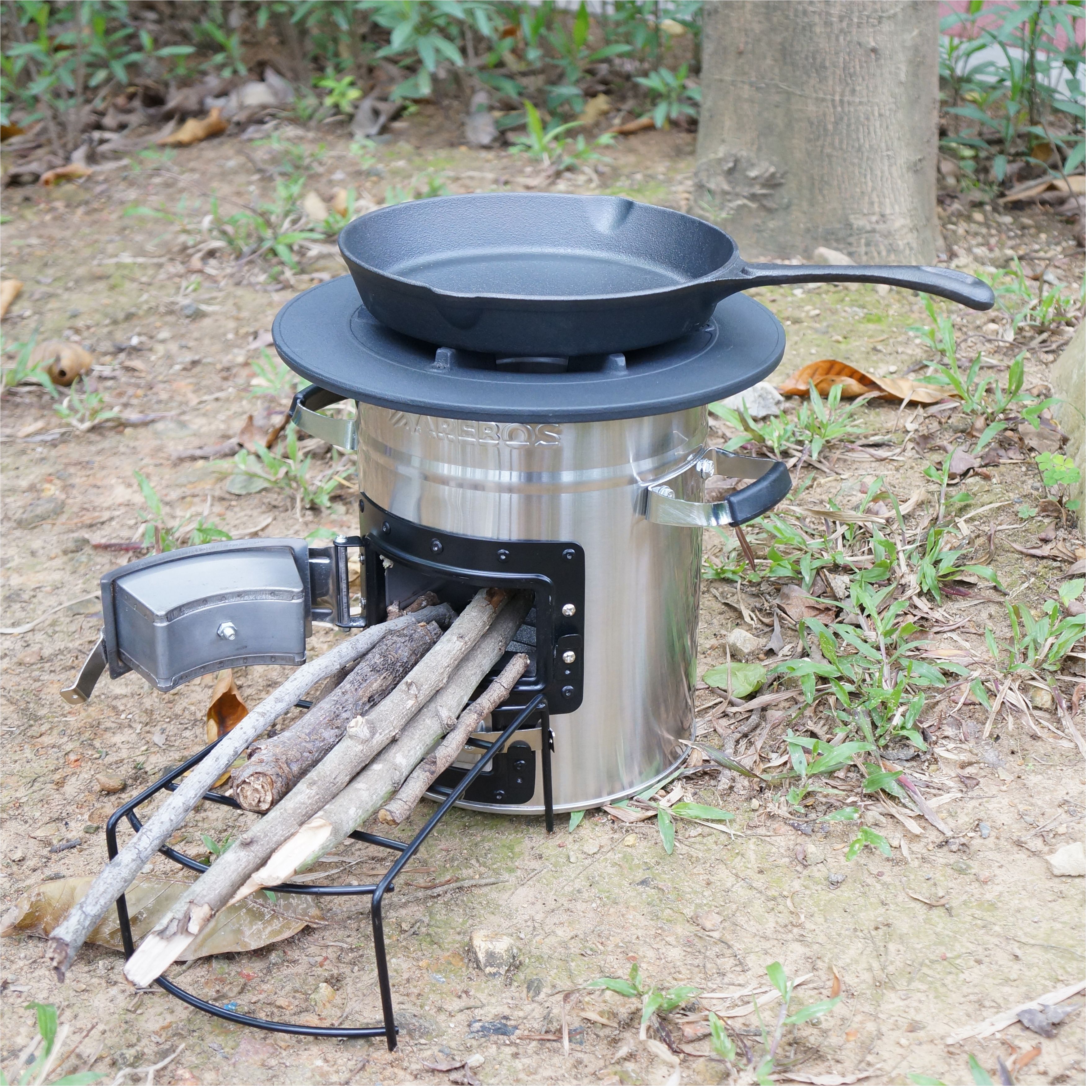 Rocket Stove silver incl. accessories 4252023111423 Sports