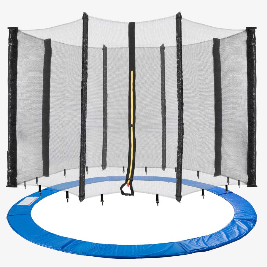 Trampoline edge cover + net 305 cm 8 poles