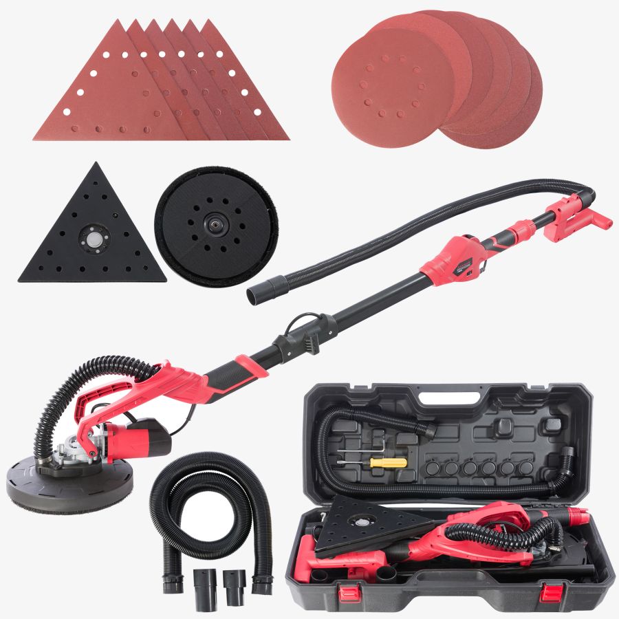 Long-neck grinder Set 710W - Dual Pad