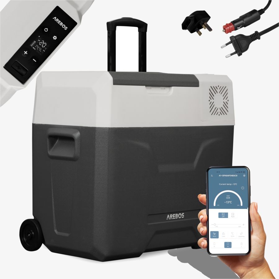 Compressor cool box with wheels 47 L