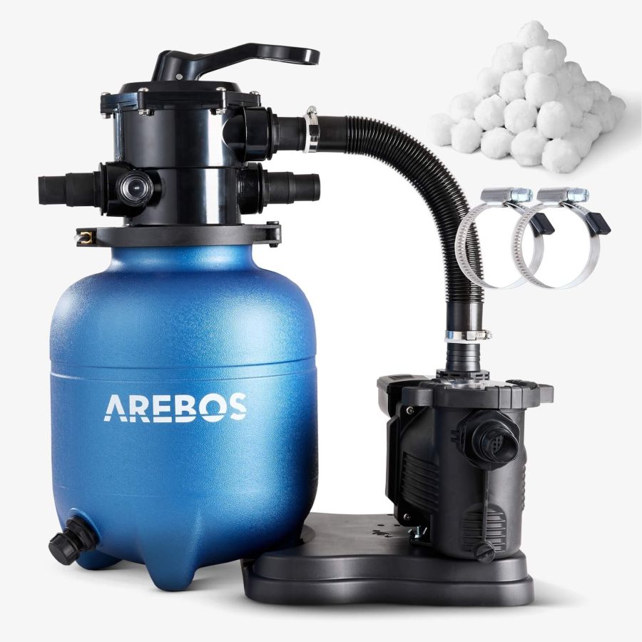 Sand filter system blue - incl. 700g filter balls