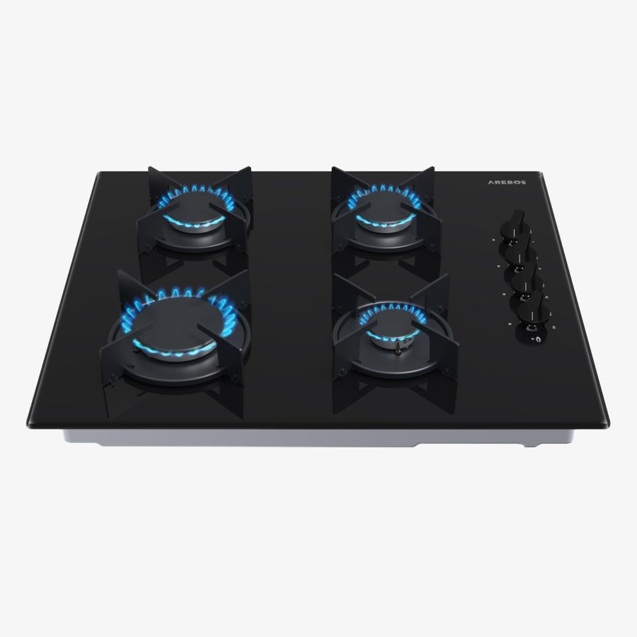Gas Hob - Glas Ceramic 4 Zones