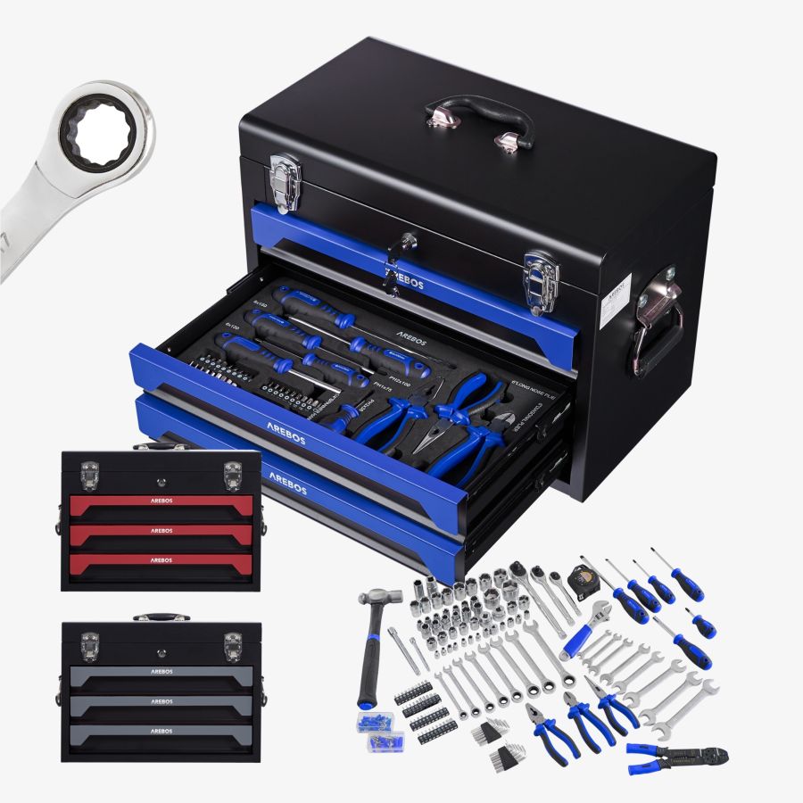 Toolbox incl. 172-pcs. Blue