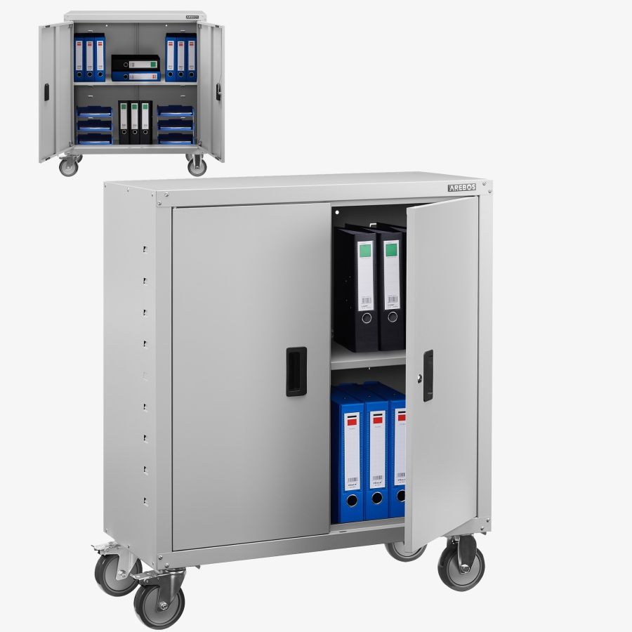 Cabinet with wheels 90x90x40cm