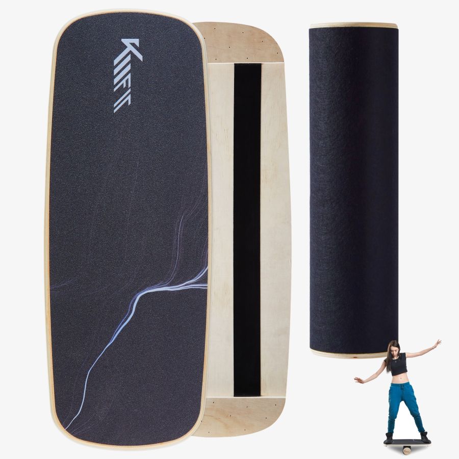 KM-Fit wooden balance board
