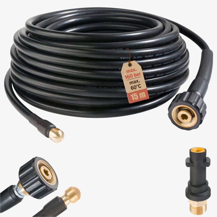 Pipe Cleaning Hose 15 m