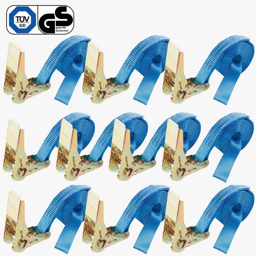 Tensioning strap 4m - 1-piece - 25mm - set of 10