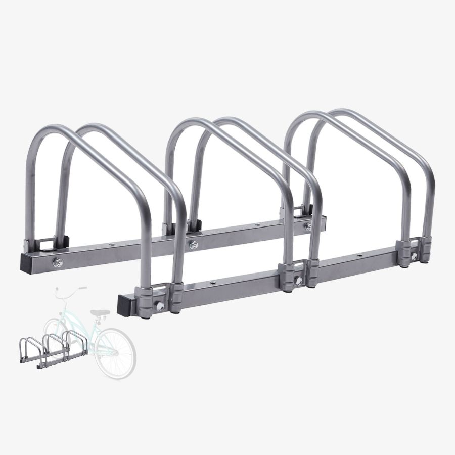 Bicycle stand for 3 bicycles