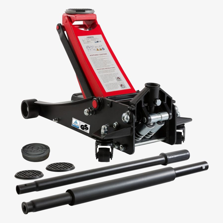 Hydraulic jack 3T - 3 rubber pads