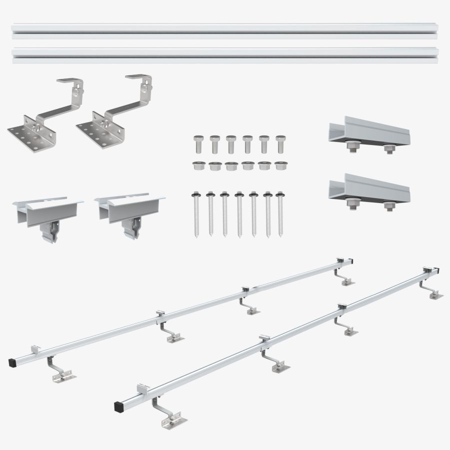 Nuasol Tiled Roof Assembly Set- Extension Set 1 Module