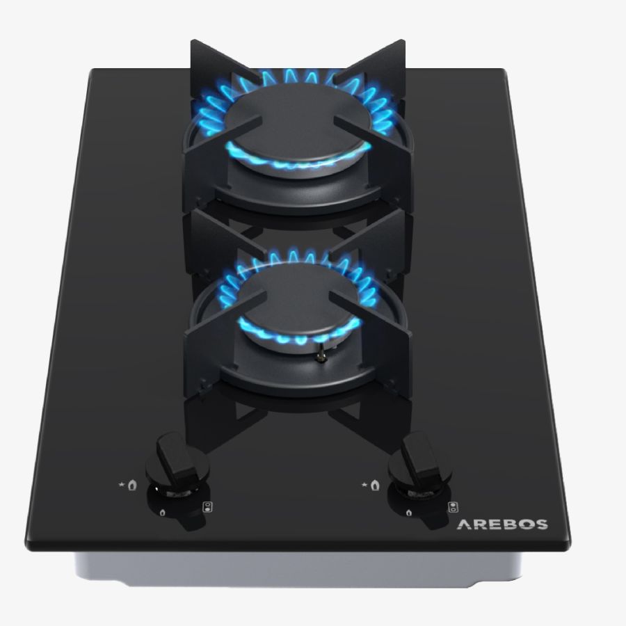 Gas Hob - Glas Ceramic 2 Zones