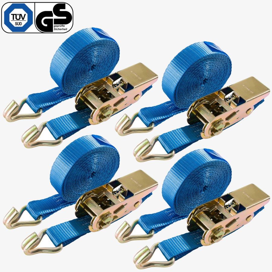 Tension strap 6m - 2 pcs - 25mm - Set of 4
