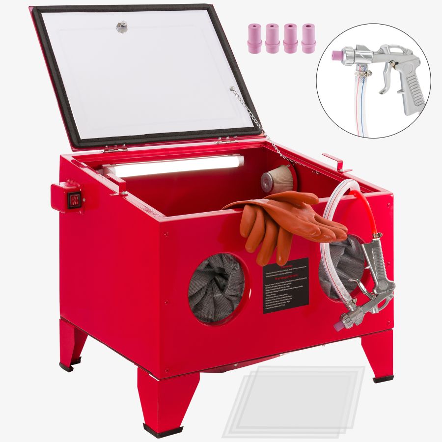 Sandblasting cabinet 90L