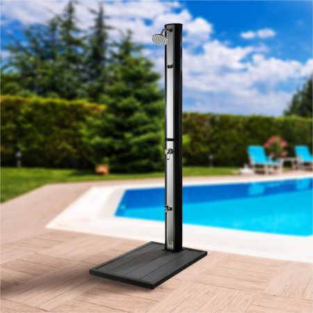 Solar shower stand on sale